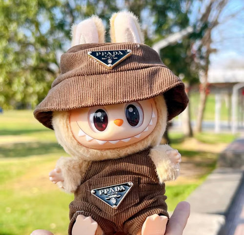 Chocolate Milk Prada Labubu Set